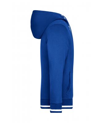 Heren Men's Club Sweat Jacket Royal/wit 8578