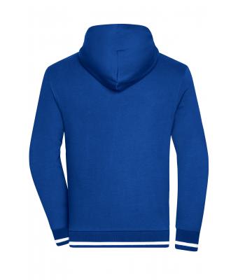 Heren Men's Club Sweat Jacket Royal/wit 8578