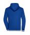 Heren Men's Club Sweat Jacket Royal/wit 8578