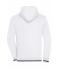 Heren Men's Club Sweat Jacket Wit/navy 8578