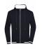 Homme Veste sweat-shirt homme Marine/blanc 8578