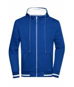 Homme Veste sweat-shirt homme Royal/blanc 8578