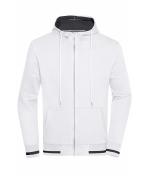 Homme Veste sweat-shirt homme Blanc/marine 8578