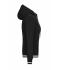 Ladies Ladies' Club Hoody Black/white 8579