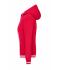 Dames Ladies' Club Hoody Rood/wit 8579