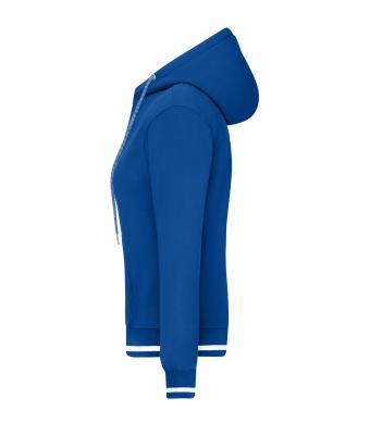 Dames Ladies' Club Hoody Royal/wit 8579