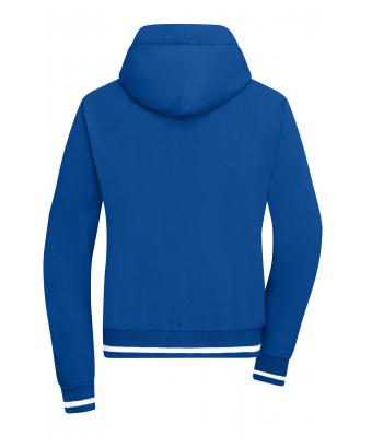 Dames Ladies' Club Hoody Royal/wit 8579