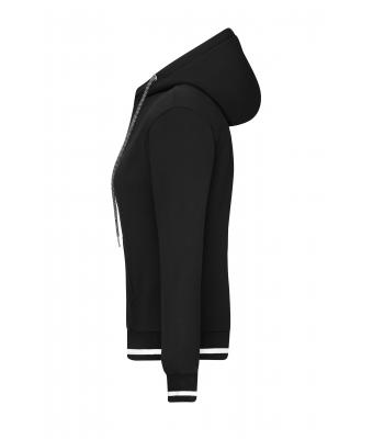 Femme Sweat-shirt tendance femme Noir/blanc 8579