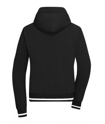 Femme Sweat-shirt tendance femme Noir/blanc 8579