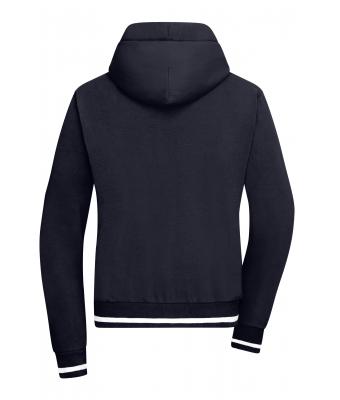Femme Sweat-shirt tendance femme Marine/blanc 8579