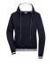 Femme Sweat-shirt tendance femme Marine/blanc 8579
