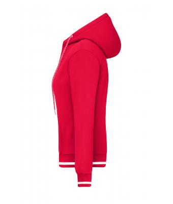 Femme Sweat-shirt tendance femme Rouge/blanc 8579