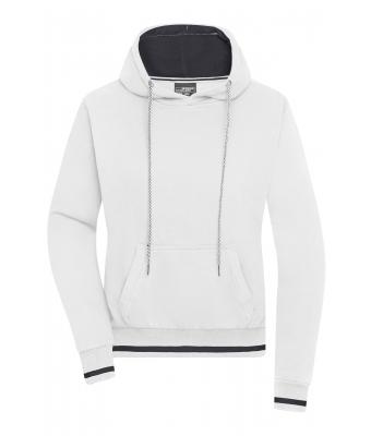 Femme Sweat-shirt tendance femme Blanc/marine 8579