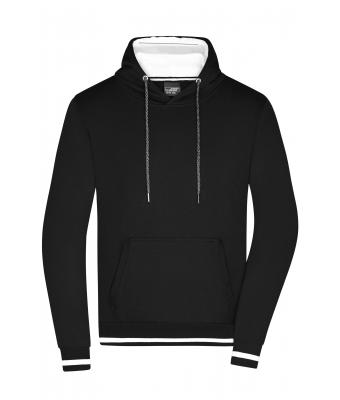 Herren Men's Club Hoody Black/white 8580