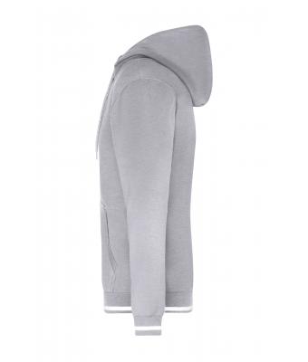 Herren Men's Club Hoody Grey-heather/white 8580