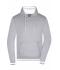 Heren Men's Club Hoody Heather grijs/wit 8580