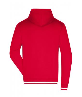 Heren Men's Club Hoody Rood/wit 8580
