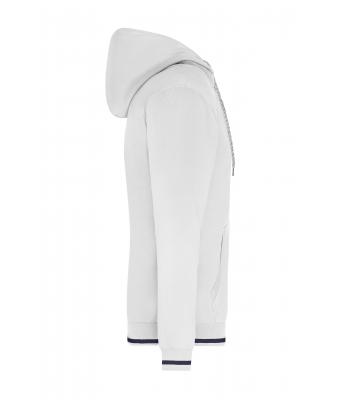 Heren Men's Club Hoody Wit/navy 8580