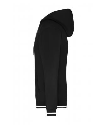 Homme Sweat-shirt tendance homme Noir/blanc 8580