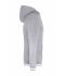 Homme Sweat-shirt tendance homme Gris-chiné/blanc 8580