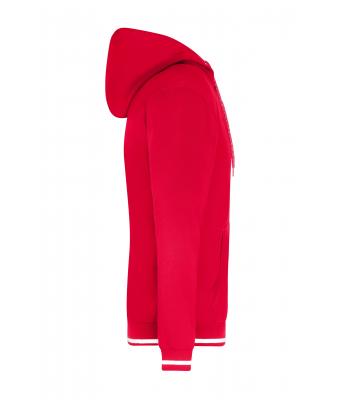Homme Sweat-shirt tendance homme Rouge/blanc 8580