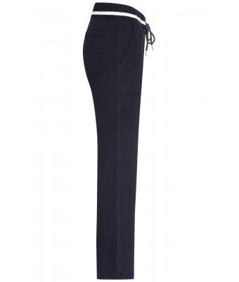 Damen Ladies' Jog-Pants Navy/white 8581