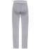 Damen Ladies' Jog-Pants Grey-heather/white 8581