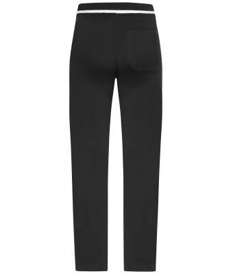 Damen Ladies' Jog-Pants Black/white 8581