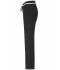 Dames Ladies' Jog-Pants Zwart/wit 8581