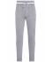 Homme Jogging homme Gris-chiné/blanc 8582