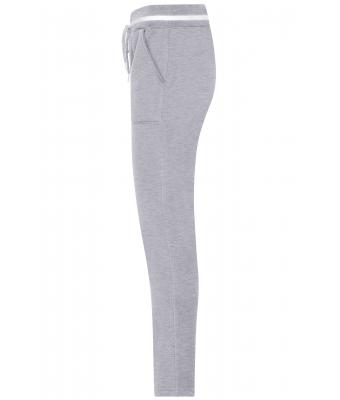 Men Men's Jog-Pants Grey-heather/white 8582
