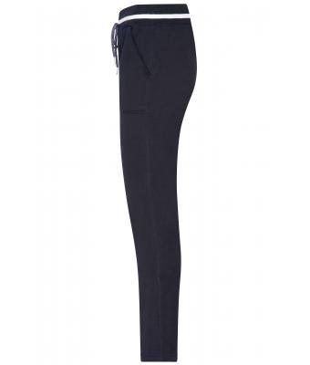 Heren Men's Jog-Pants Navy/wit 8582