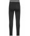 Heren Men's Jog-Pants Zwart/wit 8582