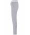 Heren Men's Jog-Pants Heather grijs/wit 8582