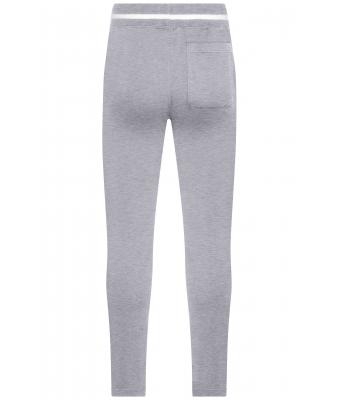 Heren Men's Jog-Pants Heather grijs/wit 8582