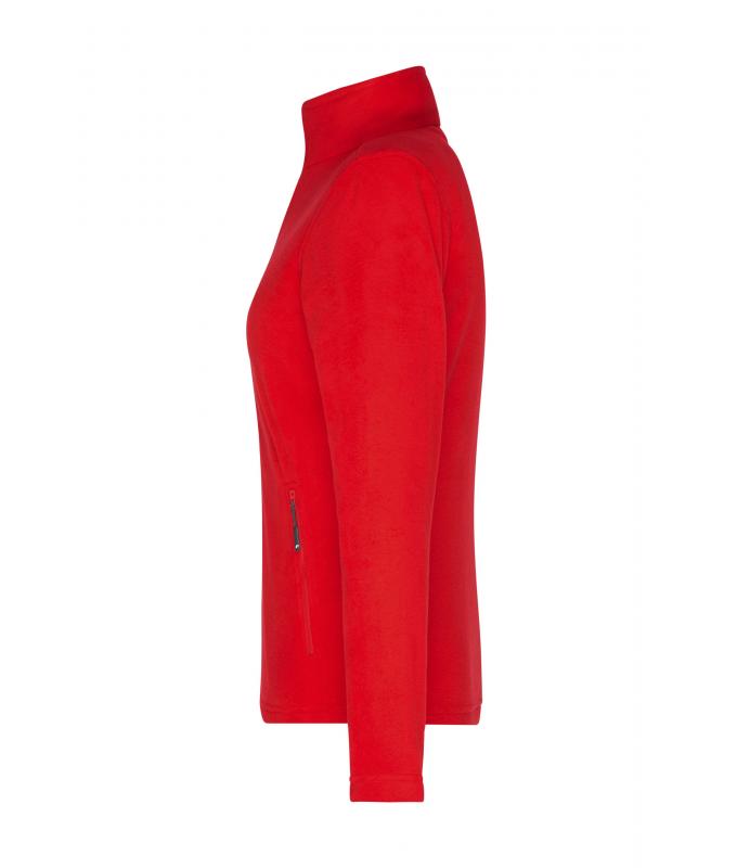Damen Ladies' Fleece Jacket Red 8583