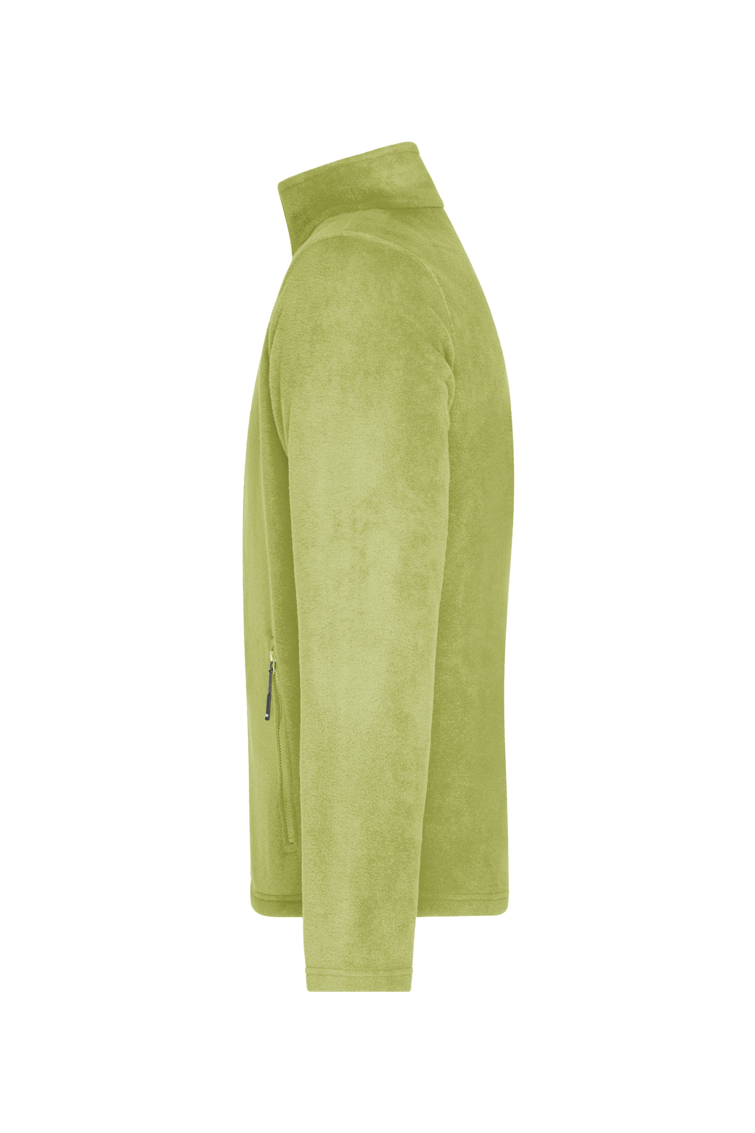 Men Men's Fleece Jacket LimegreenDaiber