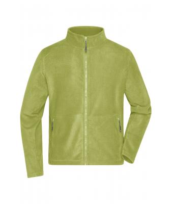 Men Men's Fleece Jacket Lime-green-Daiber