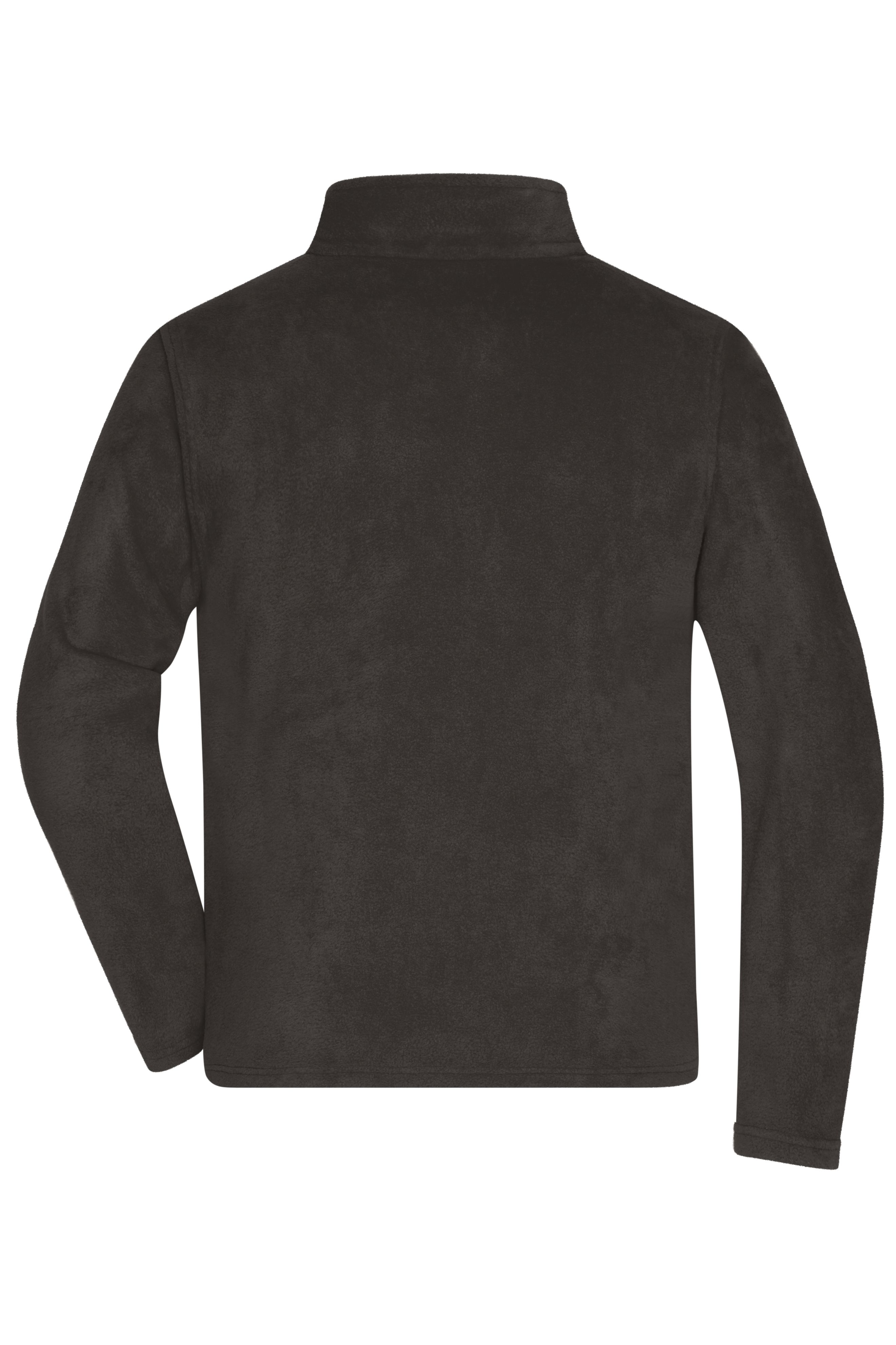 Men Men's Fleece Jacket Dark-grey-Daiber