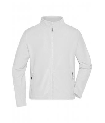 Heren Men's  Fleece Jacket Wit 8584