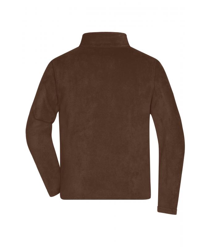 Herren Men's Fleece Jacket Brown 8584