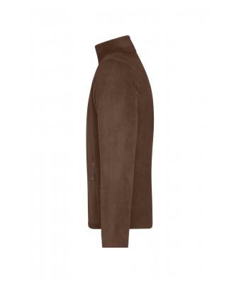 Men Men's Fleece Jacket Brown 8584