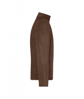 Men Men's Fleece Jacket Brown 8584