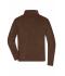 Men Men's Fleece Jacket Brown 8584