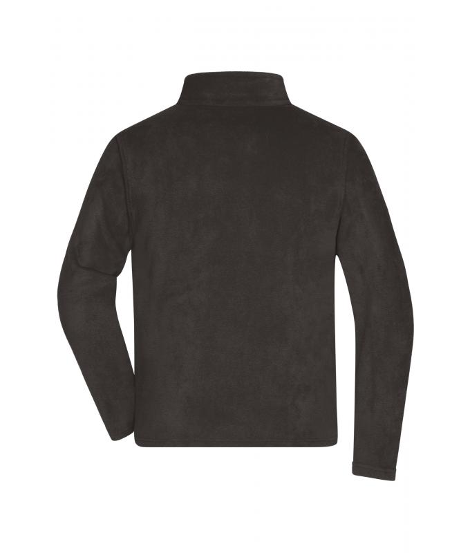 Herren Men's Fleece Jacket Dark-grey 8584