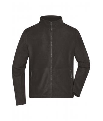 Herren Men's Fleece Jacket Dark-grey 8584