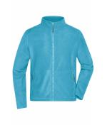 Herren Men's Fleece Jacket Turquoise 8584