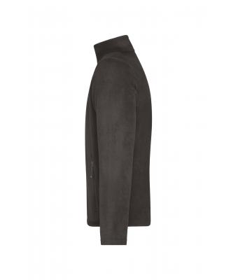 Men Men's Fleece Jacket Dark-grey 8584