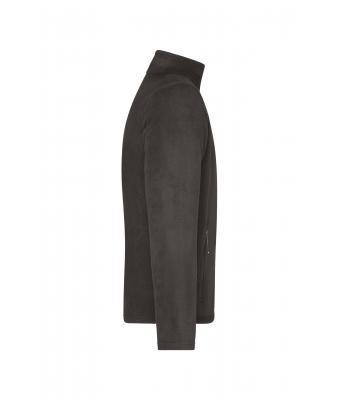 Men Men's Fleece Jacket Dark-grey 8584
