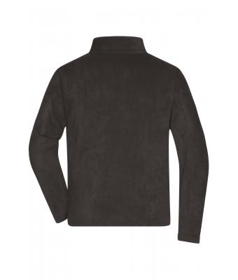 Men Men's Fleece Jacket Dark-grey 8584
